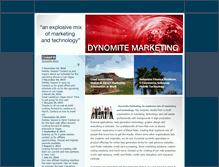 Tablet Screenshot of dynomitemarketing.com